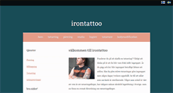 Desktop Screenshot of irontattoo.se